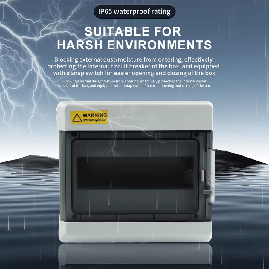 GO-E Wasserdichter Verteilerkasten HS-Serie aus ABS Kunststoff IP65 Outdoor Gehäuse für elektrische Schalter und Anschlussdosen - Bild 2