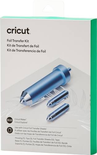 Cricut Foil Transfer Kit Starter-Set in Blau für Cricut Maker und Cricut Explore - Bild 1