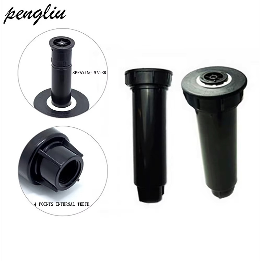 Pengliu Pop-up-Sprinkler mit G1/2-Buchse in Schwarz, Reichweite 4–4,5 m, 520–760 l pro Stunde - Bild 3