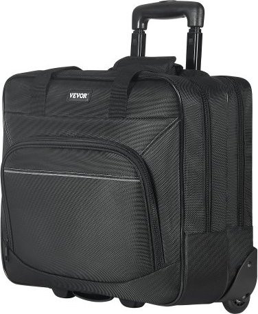 VEVOR Laptop Trolley Aktenkoffer für 15,6 Zoll Notebooktasche Schwarz - Bild 1