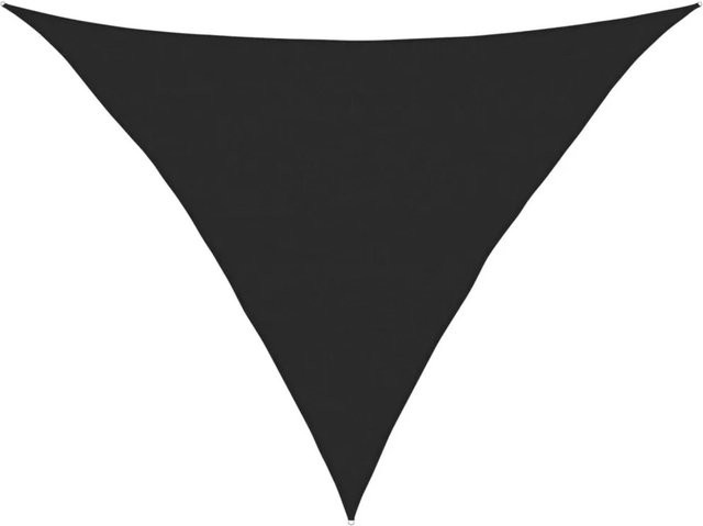 Furnicato Sonnensegel dreieckig aus HDPE in Schwarz mit 160 g/m² - Bild 1