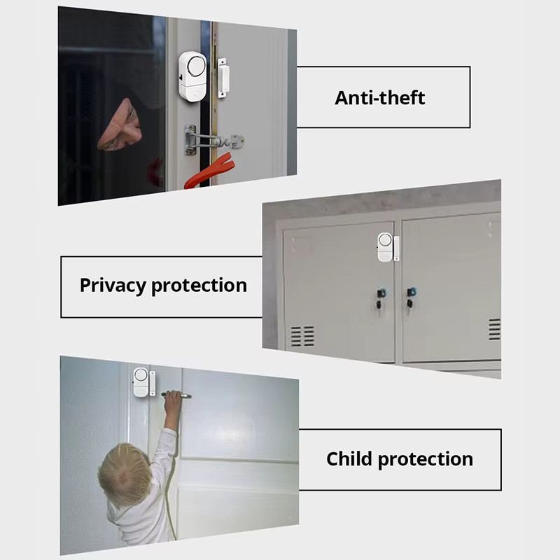 KERUI Tür-Fenster-Sensor in Weiß, magnetischer kabelloser Sicherheitsalarm mit 90 dB - Bild 4