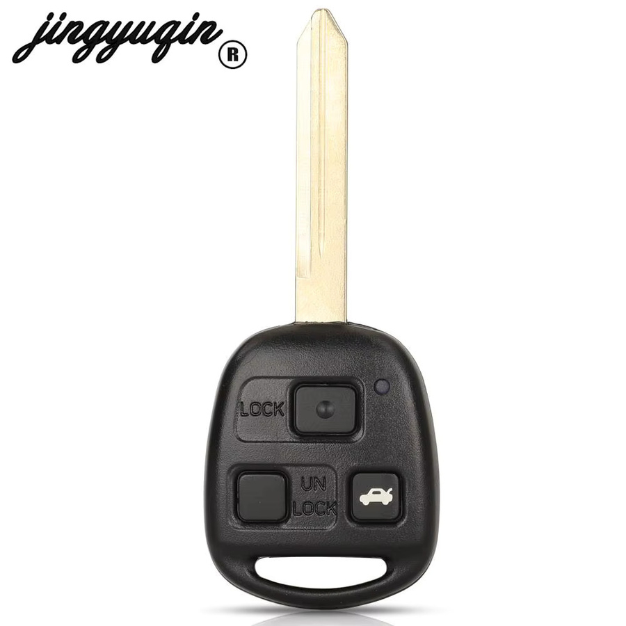 Jingyuqin Remote Key Case Shell für Toyota und Lexus in Schwarz - Bild 3