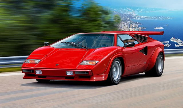 Revell Lamborghini Countach LP500S, Automodell Bausatz, 1:24 - Bild 5