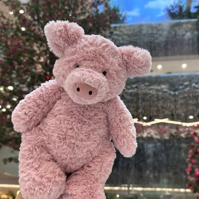Jellycat Bashful Barcelona Bär Barnabus Schwein, Plüschtier, ab 14 Jahren - Bild 1