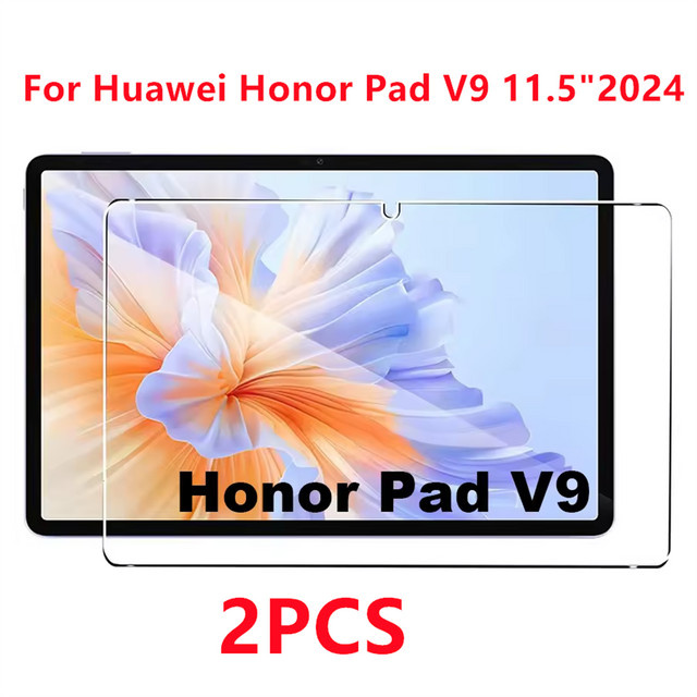 2 Stück Huawei Honor Pad V9 11,5 Zoll Displayschutzfolie aus 9H gehärtetem Glas, transparent, HD Anti-Fingerabdruck Schutzfolie - Bild 1