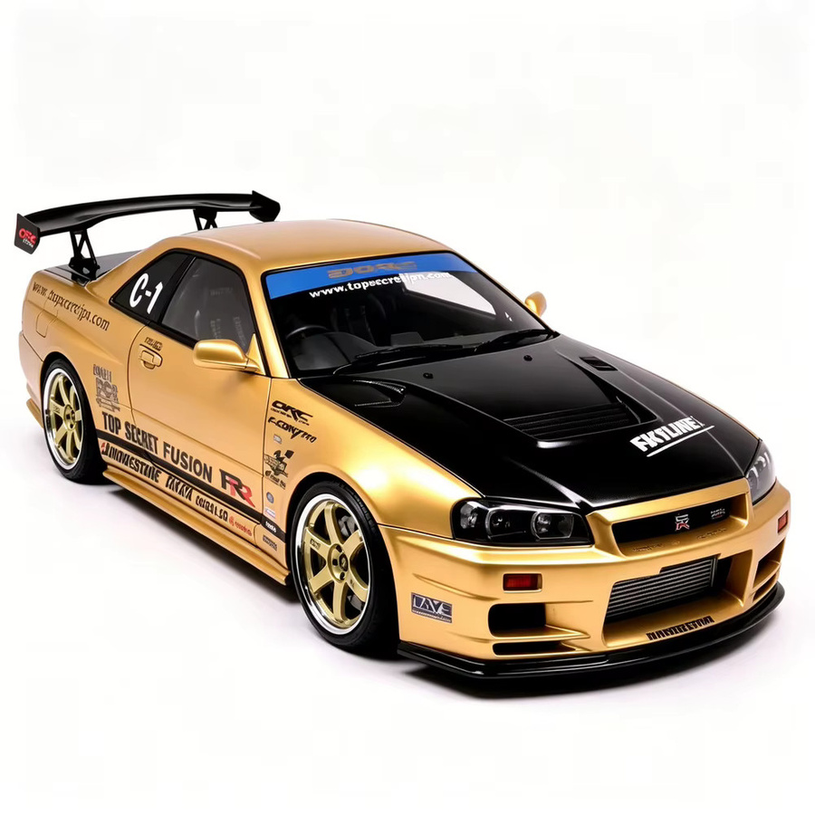 TOPFUSION GTR34 Offroad RC Rennauto, Aufkleber-Etikett Karosserie-Upgrade - Bild 2