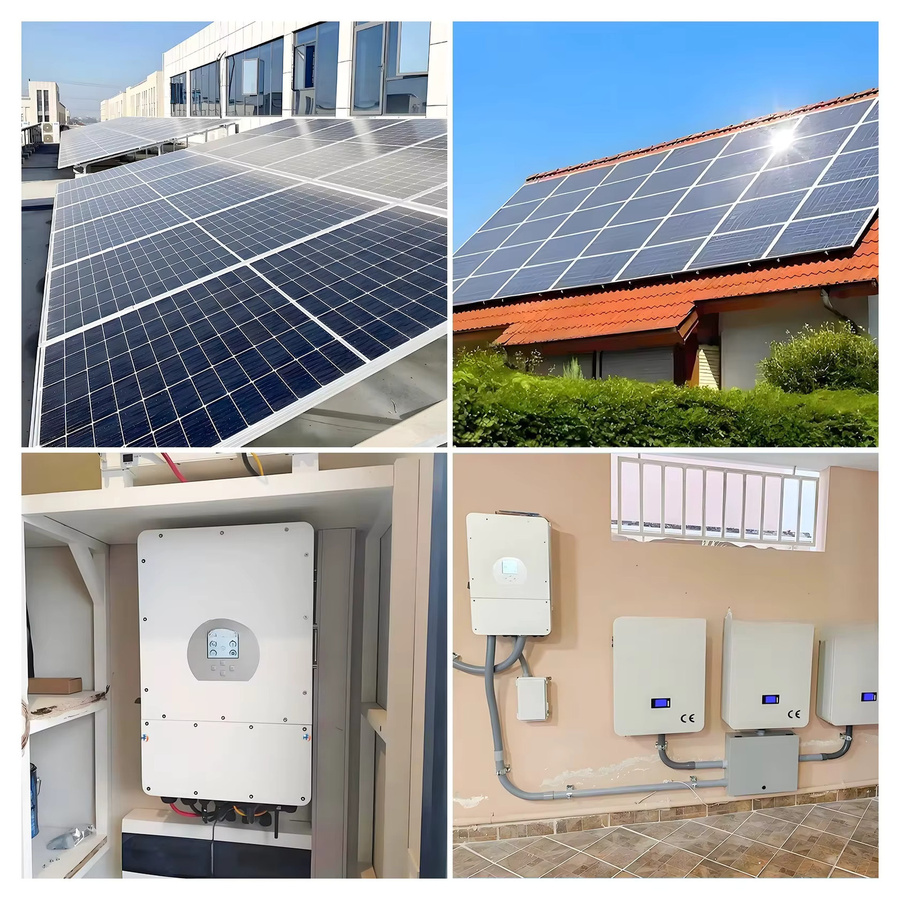 Deye Hybrid-Solarenergiesystem 6 kW mit 6000 Watt Solarpanels in Weiß - Bild 4