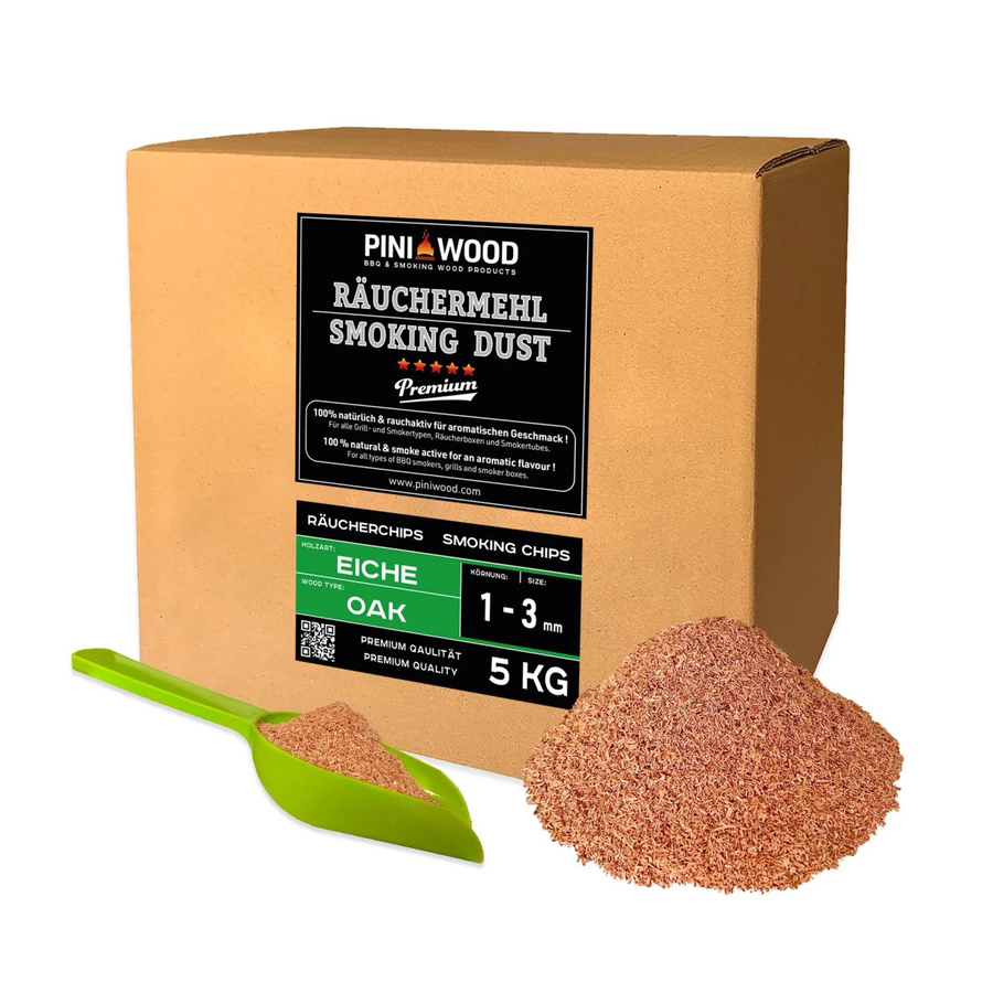 PINI Räucherchips Eiche 5 kg - Bild 1