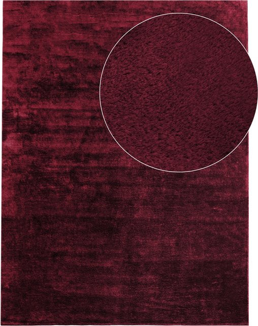 Moderner Teppich Calissa in Rot, waschbar und rutschfest, B: 140 cm, L: 200 cm - Bild 1