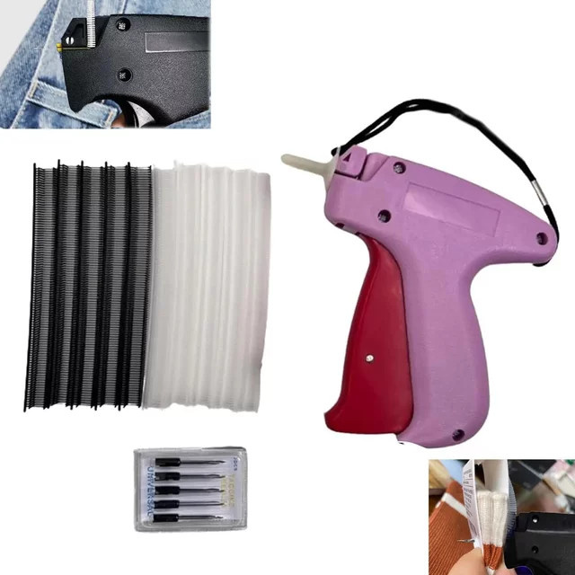 Micro Stitch Gun Kleidung Fixierer Mini Stichpistole zum Nähen und Säumen in Schwarz oder Blau - Bild 1