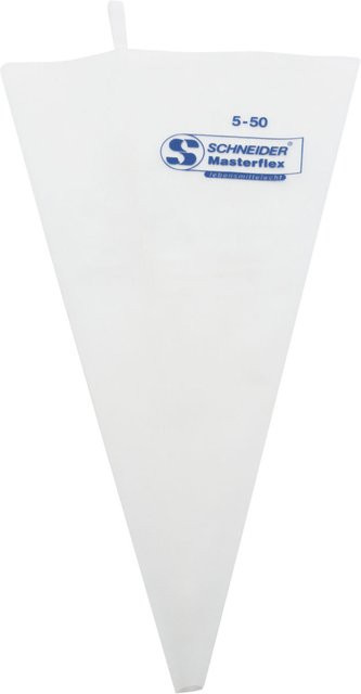 Schneider Spritzbeutel aus Kunststoff, weiß, Länge: 50 cm - Bild 1