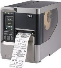 TSC MX341P Thermotransfer Etikettendrucker in Grau mit 300dpi Auflösung, USB, Ethernet und RS232 Schnittstellen - Bild 1