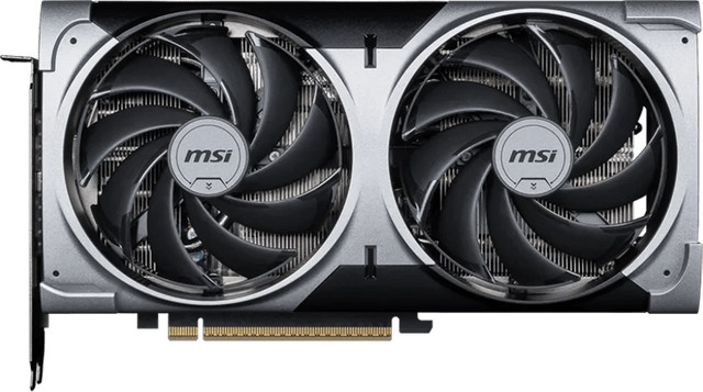 MSI GeForce RTX 5070 VENTUS 2X OC Grafikkarte mit 12GB GDDR7-RAM, PCIe x16, HDMI 2.1 und DisplayPort 2.1 in Schwarz - Bild 1