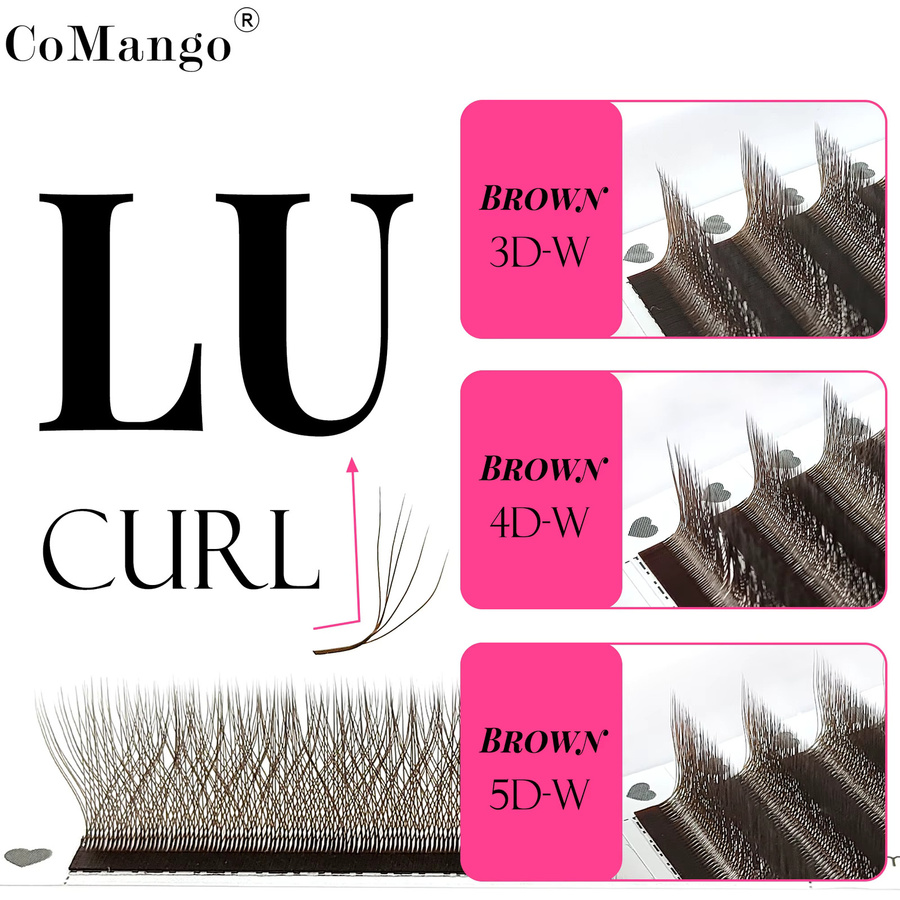 CoMango Wimpernverlängerungen, braun, natürlich, Unisex - Bild 5