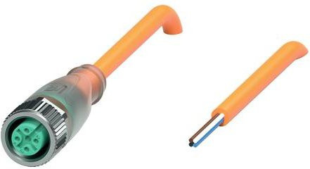 Pepperl+Fuchs 233452 Sensor-Aktor-Steckverbinder konfektioniert in Orange mit 4 Polen und 2 m Kabellänge - Bild 1