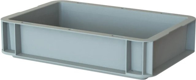 Eurobox-System Vollwand Box Grau B/T/H: 30 x 20 x 7 cm - Bild 1