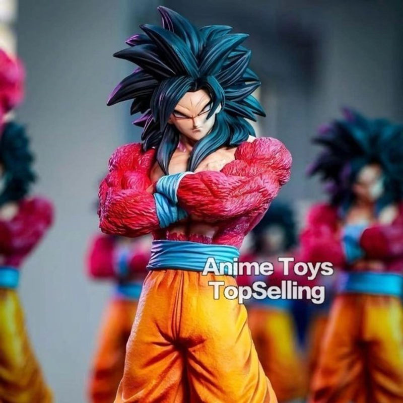 Bandai Dragon Ball Son Goku Super Saiyajin 4 Figur aus Kunststoff, mehrfarbig - Bild 1