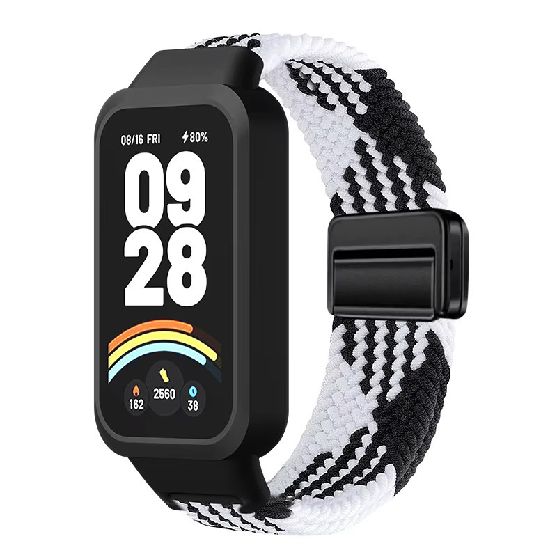 Geflochtenes Armband, Textil/NATO, für Xiaomi Mi Band 9 8, Redmi Band 3 2 - Bild 1