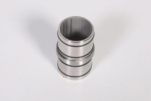 dieda Verbinder aus Edelstahl V2A für Handlauf Ø 40 mm in Silber - Bild 1