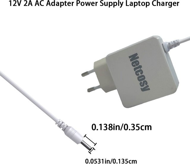 Gateway AC Adapter Netzteil 12V 2A Laptop Ladegerät in Weiß für GWNC21524 GWTN133 GWTC116 GWTN116 GWTN141 GWTN156 - Bild 1