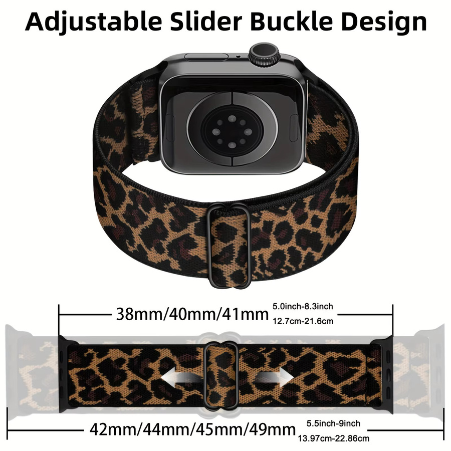 Uhrenarmband Nylon, Leoparden, Unisex - Bild 5