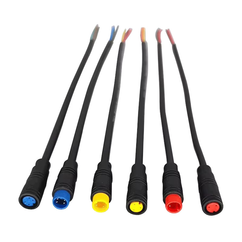 Julet Elektrofahrrad-Steckverbinder Set M6/M8 wasserdicht für Kabel, Scooter und Signalkabel, männlich und weiblich, 2 bis 6-polig - Bild 2