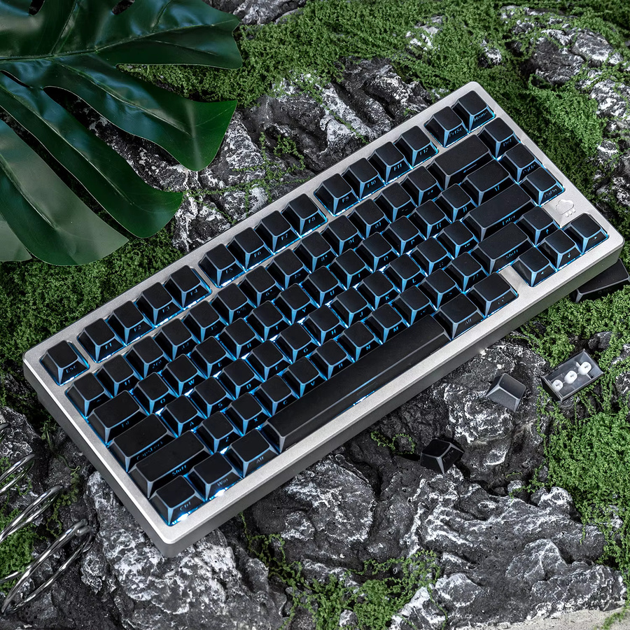 Venit Keys Shadow Butterfly Tastenkappen im Cherry Profile mit Double Shot Herzform für mechanische MX-Tastaturen - Bild 5