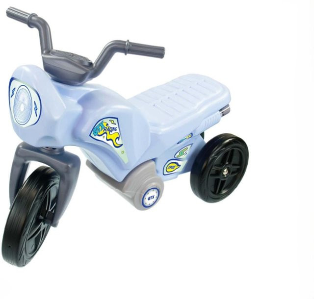 Mochtoys Motorrad Kinderrutschfahrzeug blau mit Kunststoffreifen - Bild 1
