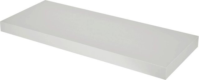 Mömax Wandboard Anja in Alufarben und Weiß, B/T/H: 60 x 23,5 x 3,8 cm - Bild 1