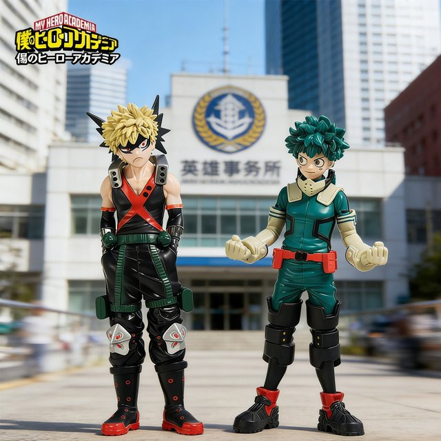 Bandai My Hero Academia Midoriya Izuku Bakugou Katsuki Actionfigur, Einzelfigur - Bild 1