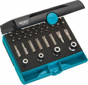 Hazet Werkzeug-Satz TX 1557/32 Sechskant massiv 6,3 1/4 Zoll Innen TX Profil, 32-teilig, multicolour - Bild 1