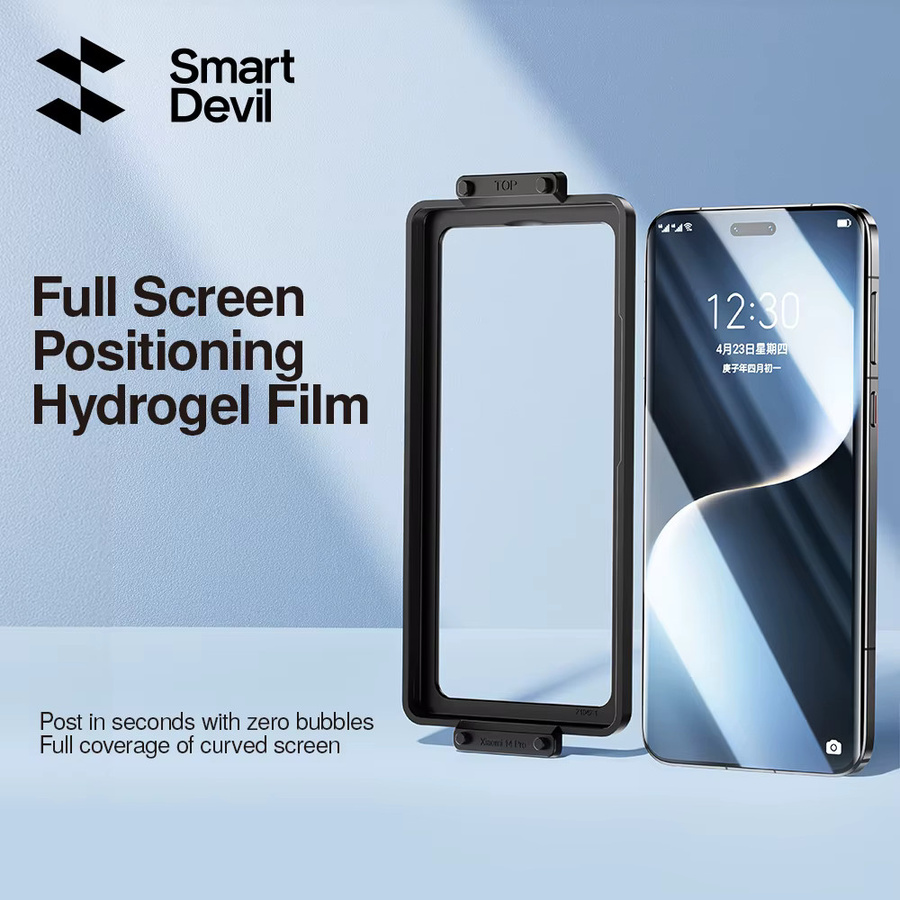 SmartDevil Hydrogel-Displayschutz für HONOR Magic 7Pro, Magic7R SR und Magic6Pro, transparente gebogene Vollbildfolie - Bild 4