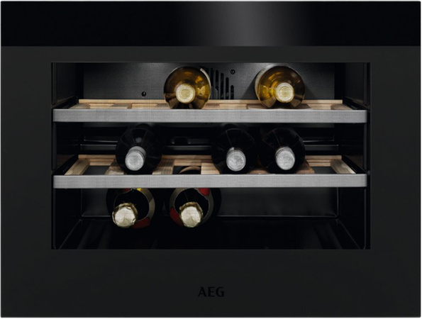 AEG KWK884520T Weinkühler mit Kompressor, integriert, Schwarz, 18 Flaschen