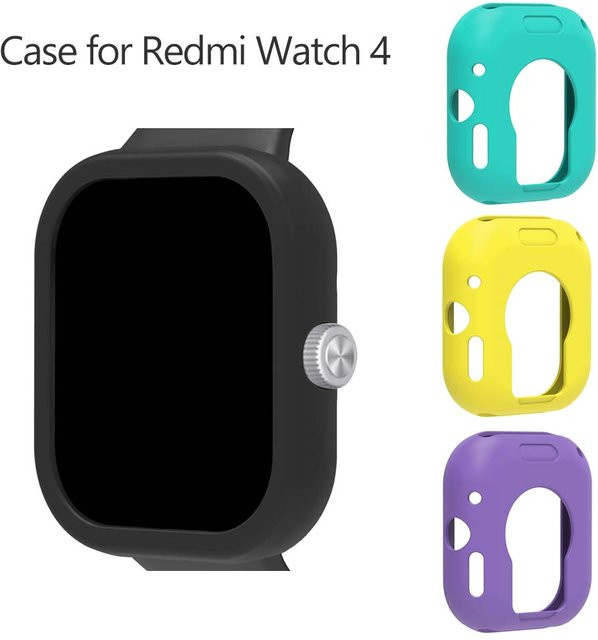 Xiaomi Uhrengehäuse Silikon, violett, Redmi Watch 4 - Bild 1
