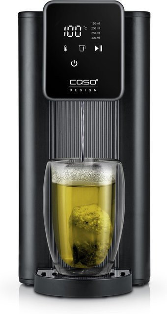 Caso HW 616 Turbo Heißwasserspender mit Wasserfilter in Schwarz/Silber, 2500 Watt - Bild 1
