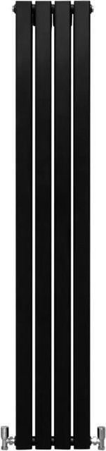 Monstershop Paneelheizkörper Matte Schwarz B: 60 cm, H: 140 cm - Bild 1