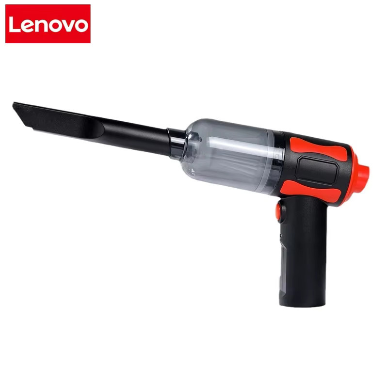 Lenovo kabelloser 5-in-1 Handstaubsauger für die Nass- und Trockenreinigung im Auto, Schwarz-Gelb - Bild 6