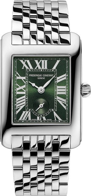 Frederique Constant Damenuhr, Quarz, Edelstahl, Grün, 25 mm - Bild 1