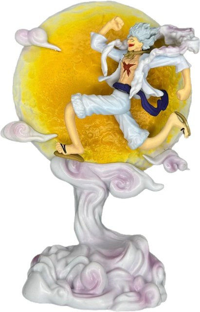 One Piece Luffy Gear 5 Action Figur Statue 14cm - Bild 1
