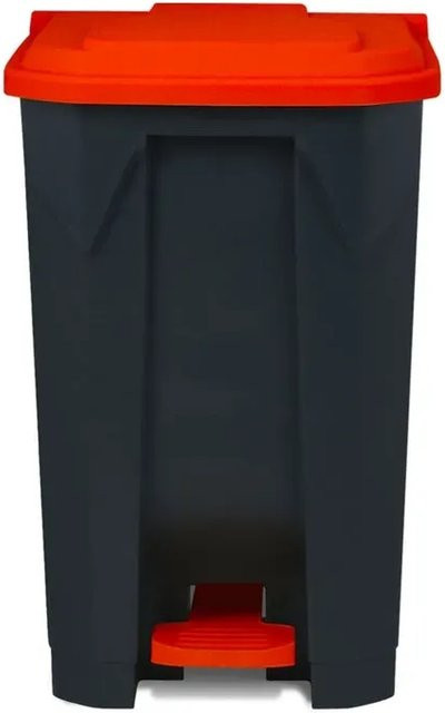 Floordirekt Mülleimer Olaf Tretmülleimer mit Pedal Rot 80 Liter - Bild 1