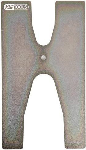 KS Tools Prismenplatte extra dünn in Silber aus Stahl Ø 30,0 / 45,0 mm - Bild 1