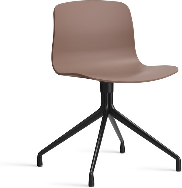 HAY About A Chair AAC 10 Drehstuhl aus Kunststoff in Rot - Bild 1