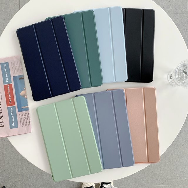 Magnetische Trifold-Hülle aus PU-Leder für Lenovo Xiaoxin Pad 12.1 2025 und Xiaoxin GT 11.1 in Schwarz - Bild 1