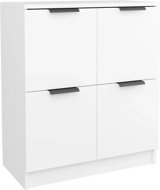 vidaXL Sideboard Modern Weiß aus Holzwerkstoff B/T/H: 60 x 30 x 70 cm - Bild 1