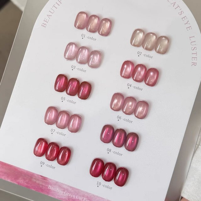 MIANEL Gel-Nagellack, Rosa Nude, Schimmernd, 10 ml - Bild 1