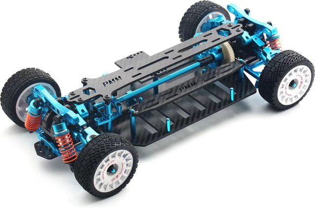 Tamiya TT-02 RC Auto, 1/10, 4WD, Carbon, Metall, Upgrade Teile Kit - Bild 1