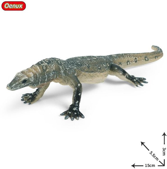 Oenux Wald Wilde Tiere Elch Schlange Zebra Krokodil Pfau Pferd Action Figuren ab 3-6 Jahre - Bild 1