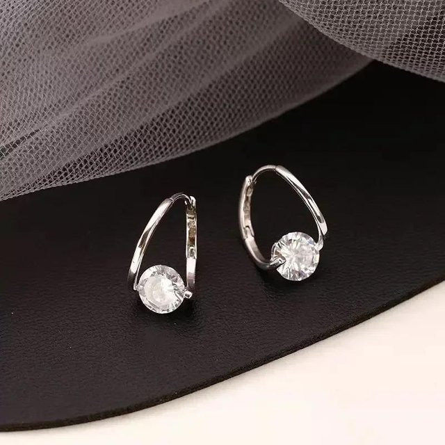 Lucky Star Jewelry Ohrringe, Edelstahl, Gold, Zirkonia, Damen - Bild 1
