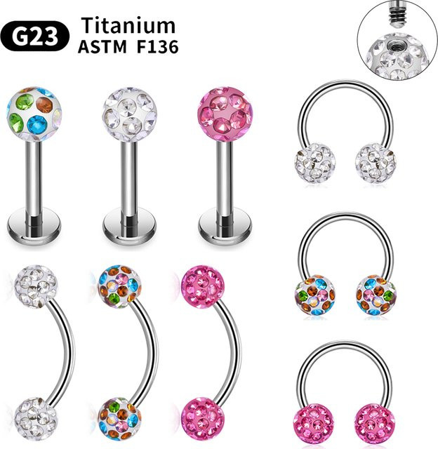 ihera Ohrstecker Titan, Silber, Damen - Bild 1